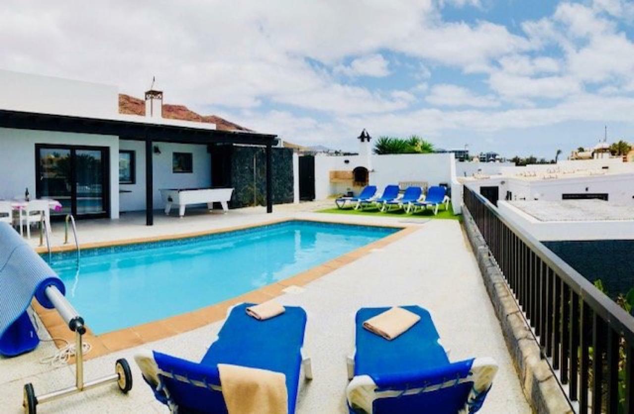 Villa Neptuno With Private Pool, Sea View, Sat-Tv & Free Wifi بلايا بلانكا المظهر الخارجي الصورة